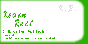 kevin reil business card